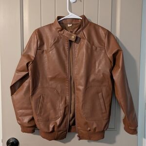 YOUTH Brown 'Leather' Jacket